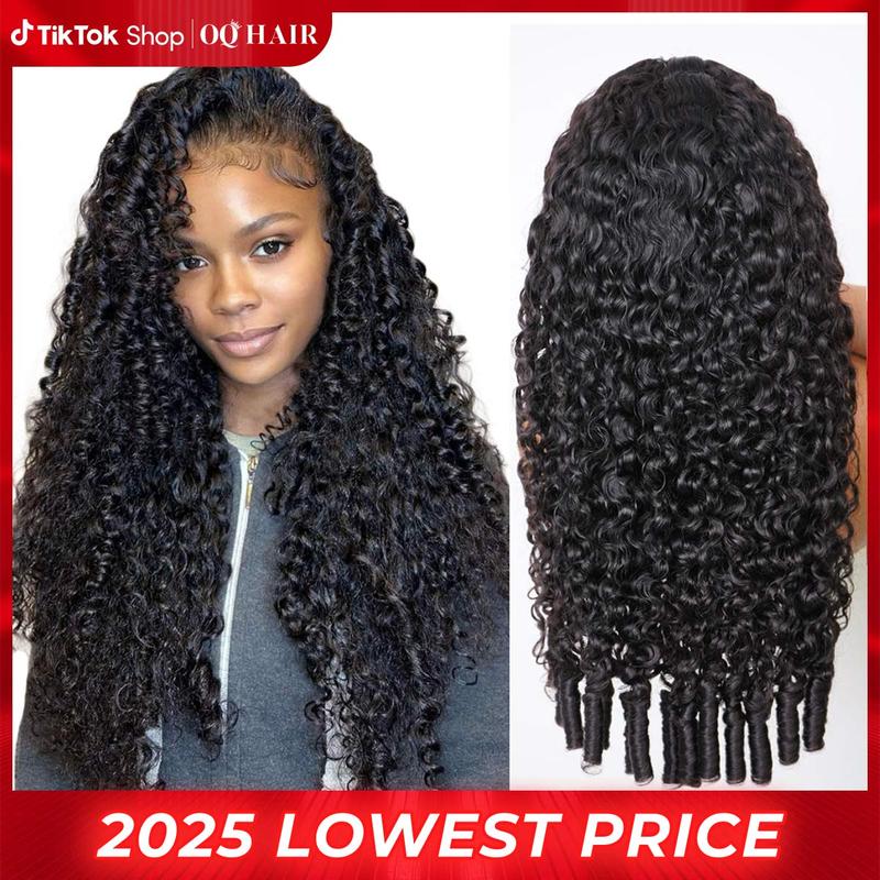 🔥Final 3 Hours: 70%OFF🔥 HAIR 220% Density Full Burmese Curly 13x6 Lace Frontal Glueless Wigs Water Wave Virgin Human Hair Wigs Pre Plucked Natural Hairline FallFreshness | Holiday Gift Must-Have – Christmas Discount Inside 🎁✨